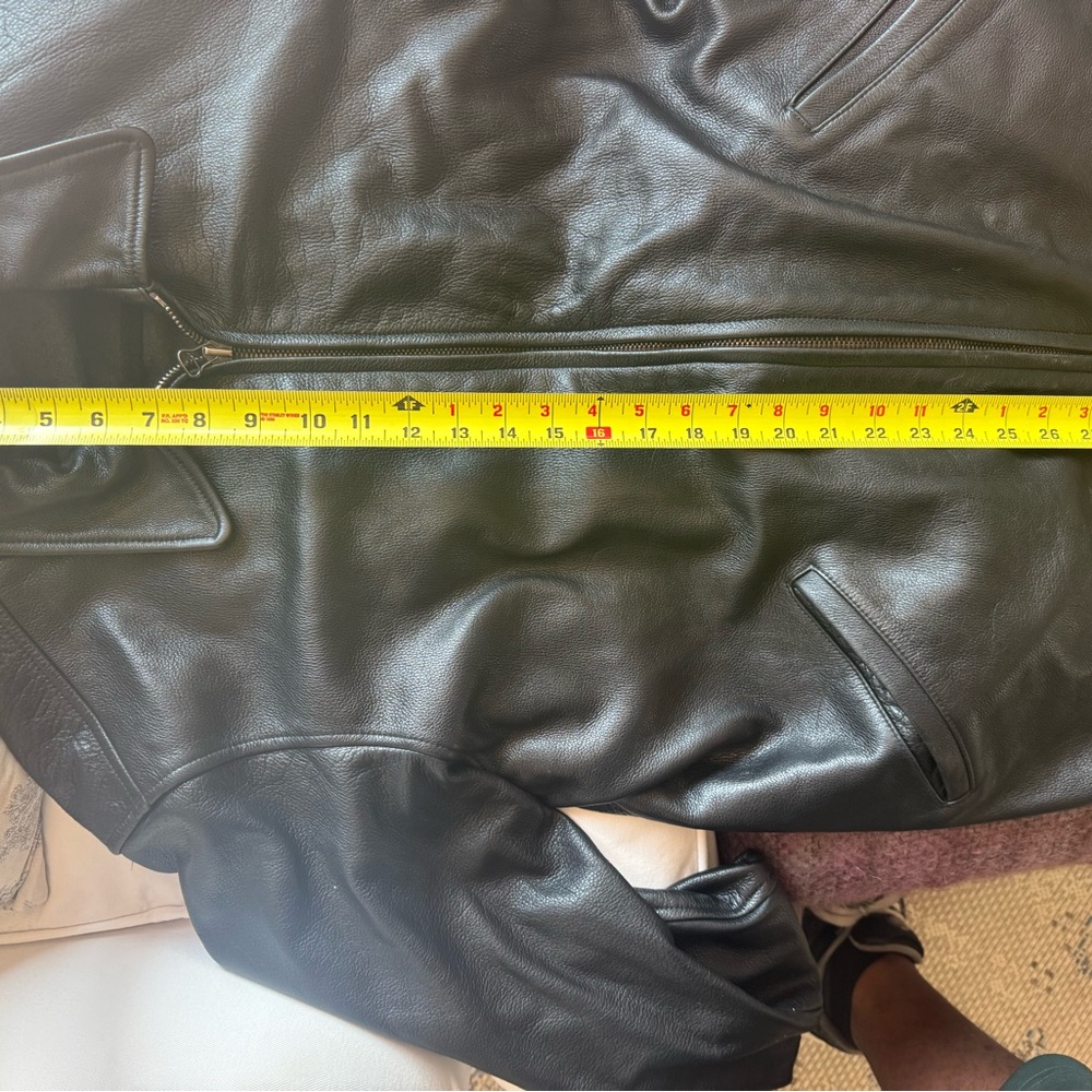 Black Leather Jacket Maxfield Parrish - Picture 4 of 6
